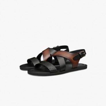 벨루티 남성 브라운 샌들 - Berluti Mens Brown Sandals 