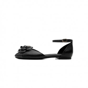 샤넬 여성 까멜리아 블랙 샌들 - Chanel Womens Black Sandals 