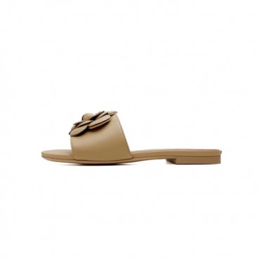 샤넬 여성 까멜리아 베이지 뮬 - Chanel Womens Beige Slippers 