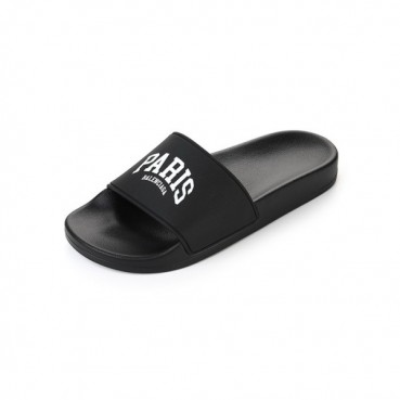 발렌시아가 남/녀 블랙 슬리퍼 - Balenciaga Unisex Black Slippers 