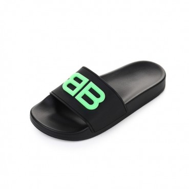 발렌시아가 남/녀 블랙 슬리퍼 - Balenciaga Unisex Black Slippers 
