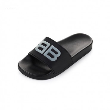 발렌시아가 남/녀 블랙 슬리퍼 - Balenciaga Unisex Black Slippers 