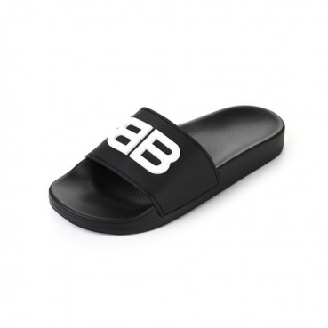 발렌시아가 남/녀 블랙 슬리퍼 - Balenciaga Unisex Black Slippers 