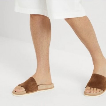 브루넬로쿠치넬리 남성 브라운 슬리퍼 - Brunello Cucinelli Womens Brown Slippers 
