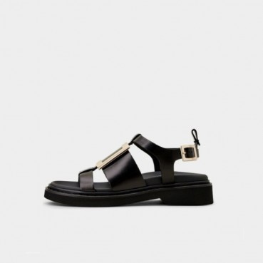 로저비비에 여성 블랙 샌들 - Roger Vivier Womens Black Sandals 