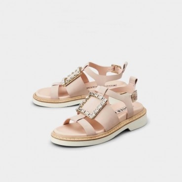 로저비비에 여성 핑크 샌들 - Roger Vivier Womens Pink Sandals 
