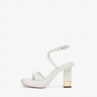 펜디 여성 화이트 샌들 - Fendi Womens White Sandals 