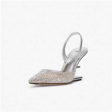 펜디 여성 실버 샌들 - Fendi Womens Silver Sandals 