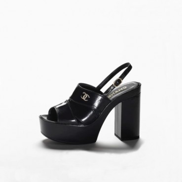 샤넬 여성 블랙 샌들 - Chanel Womens Black Sandals 