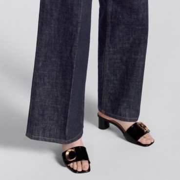 디올 여성 블랙 샌들 - Dior Womens Black Sandals 