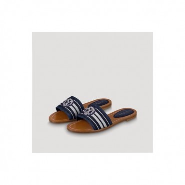 루이비통 여성 네이비 슬리퍼 - Louis vuitton Womens Navy Slippers 