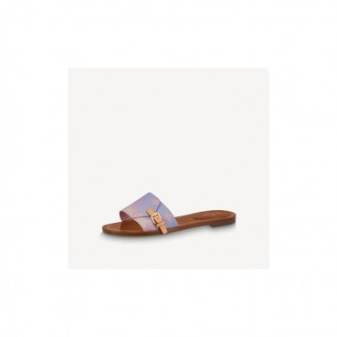 루이비통 여성 핑크 슬리퍼 - Louis vuitton Womens Pink Slippers 