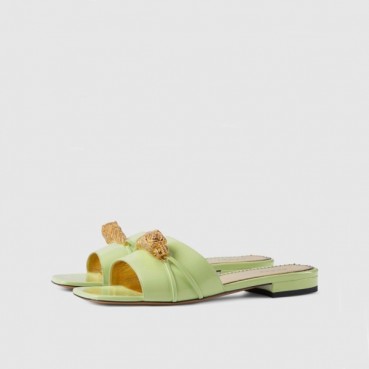구찌 여성 그린 슬리퍼 - Gucci Womens Green Slippers 
