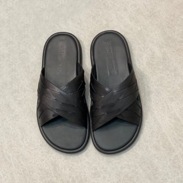 보테가베네타 남성 블랙 슬리퍼 - Bottega veneta Mens Black Slippers 