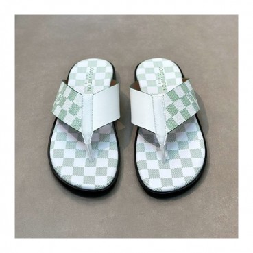 루이비통 남성 그린 슬리퍼 - Louis vuitton Mens Green Slippers 