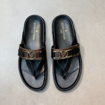 루이비통 남성 브라운 슬리퍼 - Louis vuitton Mens Brown Slippers 
