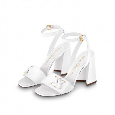 루이비통 여성 화이트 샌들 - Louis vuitton Womens White Sandals 