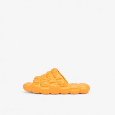 펜디 남/녀 오렌지 슬리퍼 - Fendi Unisex Orange Slipper 