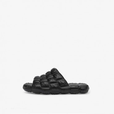 펜디 남/녀 블랙 슬리퍼 - Fendi Unisex Black Slipper 