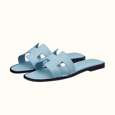 에르메스 여성 블루 오란 - Hermes Womens Blue Slipper 