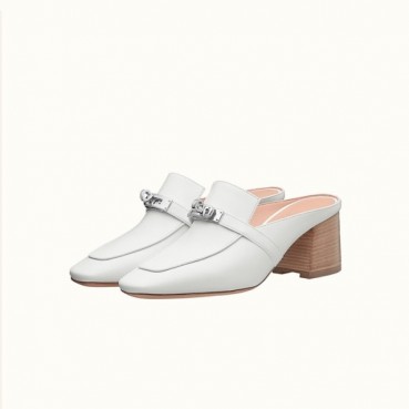 에르메스 여성 화이트 블로썸 뮬 - Hermes Womens White Blossom 