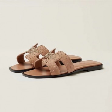 에르메스 여성 베이지 오란 - Hermes Womens Beige Slipper 