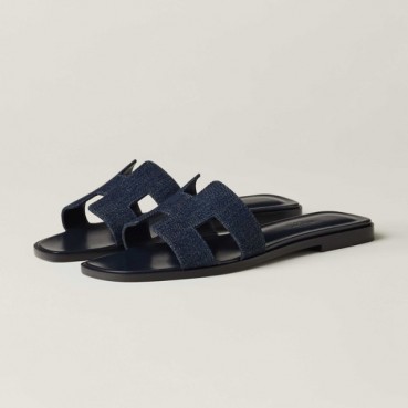 에르메스 여성 블랙 오란 - Hermes Womens Black Slipper 