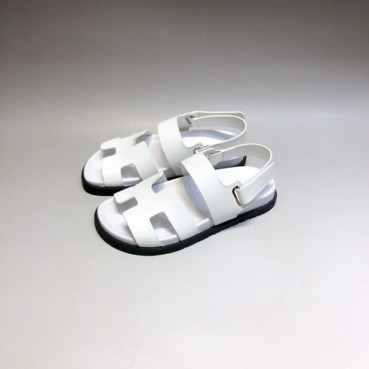 에르메스 남/녀 트렌디 화이트 샌들 - Unisex White Sandals 