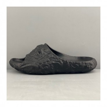 베르사체 메두사 남/녀 블랙 슬리퍼 - Unisex  Black Slippers 