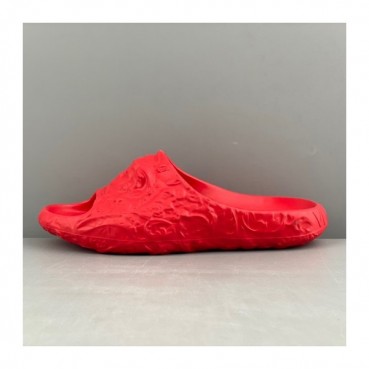 베르사체 메두사 남/녀 레드 슬리퍼 - Unisex Red Slippers 
