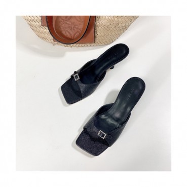 By Far 2021 Women's Leather Sandal,BYFS0040 - 바이파 2021 여성용 레더 샌들,Size(225