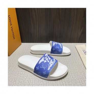 Louis Vuitton 2021 Men's Leather Slipper,LOUS2172 - 루이비통 2021 남성용 레더 슬리퍼,Size(240