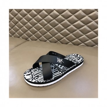Dior 2021 Men's Canvas Slippers,DIOS0433 - 디올 2021 남성용 캔버스 슬리퍼,Size(240