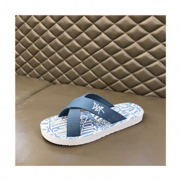 Dior 2021 Men's Canvas Slippers,DIOS0432 - 디올 2021 남성용 캔버스 슬리퍼,Size(240