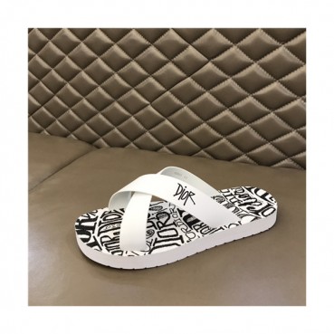 Dior 2021 Men's Canvas Slippers,DIOS0429 - 디올 2021 남성용 캔버스 슬리퍼,Size(240