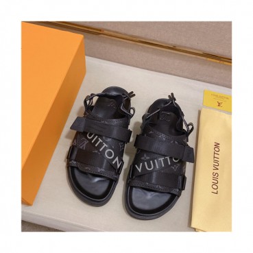 Louis Vuitton 2021 Men's Leather Sandal,LOUS2164 - 루이비통 2021 남성용 레더 샌들,Size(240