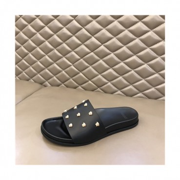 Versace 2021 Men's Leather Slipper,VERS0586 - 베르사체 2021 남성용 레더 슬리퍼,Size(240