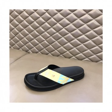 Versace 2021 Men's Leather Slipper,VERS0579 - 베르사체 2021 남성용 레더 슬리퍼,Size(240