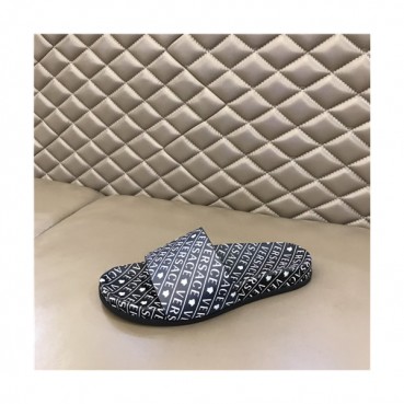 Versace 2021 Men's Leather Slipper,VERS0578 - 베르사체 2021 남성용 레더 슬리퍼,Size(240