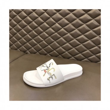Versace 2021 Men's Leather Slipper,VERS0572 - 베르사체 2021 남성용 레더 슬리퍼,Size(240
