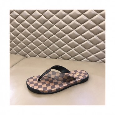 Louis Vuitton 2021  Men's Leather SlipperLOUS2151 - 루이비통 2021  남성용 레더 슬리퍼,Size(240
