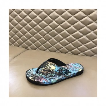 Louis Vuitton 2021  Men's Leather SlipperLOUS2144 - 루이비통 2021  남성용 레더 슬리퍼,Size(240