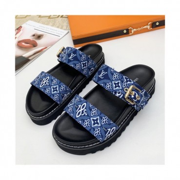 Louis Vuitton 2021 Women's Canvas Slipper,LOUS2105 - 루이비통 2021 여성용 캔버스 슬리퍼,Size(225