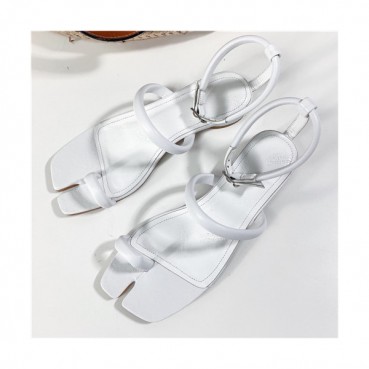 Maison Margiela 2021 Women's Leather High Heel Sandal,MMS0085 - 메종 마르지엘라 2021 여성용 레더 하이힐 샌들,Size(225