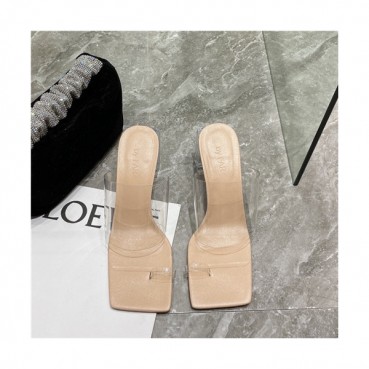 By Far 2021 Women's High Heel Slipper,BYFS0030 - 바이파 2021 여성용 하이힐 슬리퍼,Size(225