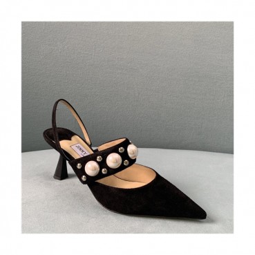 Jimmy Choo 2021 Women's Leather High Heel Sandal,JIMS0106 - 지미츄 2021 여성용 레더 하이힐 샌들,Size(225