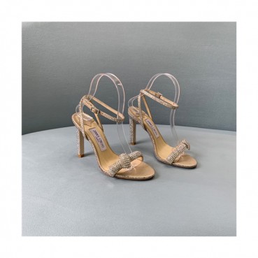 Jimmy Choo 2021 Women's Leather High Heel Sandal,JIMS0102 - 지미츄 2021 여성용 레더 하이힐 샌들,Size(225