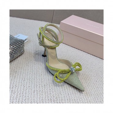 Mach & Mach 2021 Women's Leather/Silk High Heel Sandal,MNMS0019 - 마하앤마하 2021 여성용 레더/실크 하이힐 샌들,Size(225