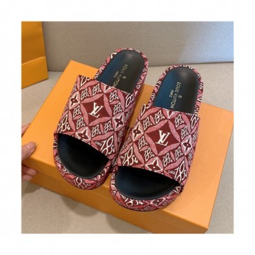 Louis Vuitton 2021 Women's Canvas Slipper,LOUS2073 - 루이비통 2021 여성용 캔버스 슬리퍼,Size(225