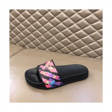 Louis Vuitton 2021 Men's Leather Slipper,LOUS2067 - 루이비통 2021 남성용 레더 슬리퍼,Size(240